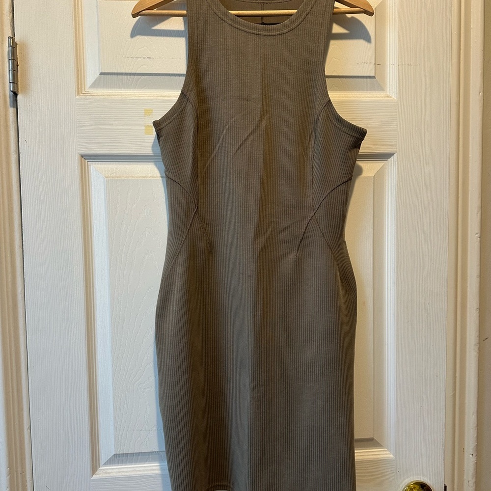 Lululemon ribbed softstreme slim fit tank dress